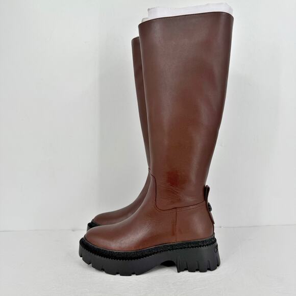 Coach Womens Julietta Knee High Boot US 6.5 B EU 37 Walnut Brown Leather NWOB - Picture 7 of 10